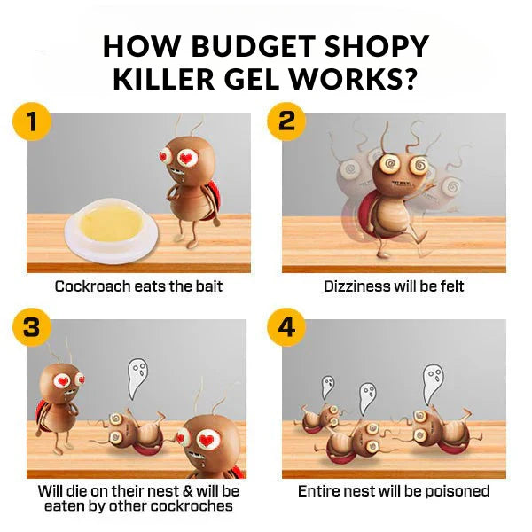 Cockroach Killer Gel (Pack of 2) | BUY 1 GET 1 FREE